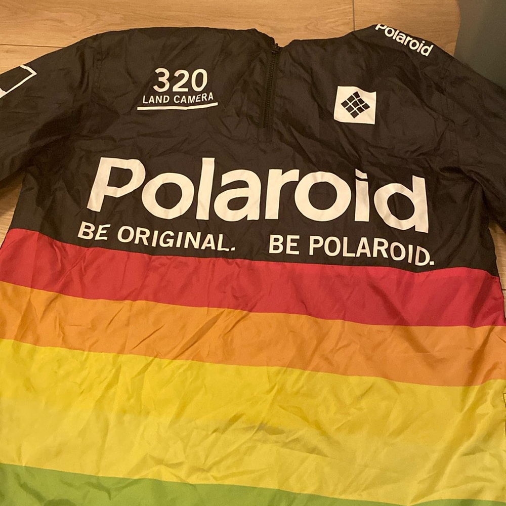 Mens adult XL polaroid think hoodie